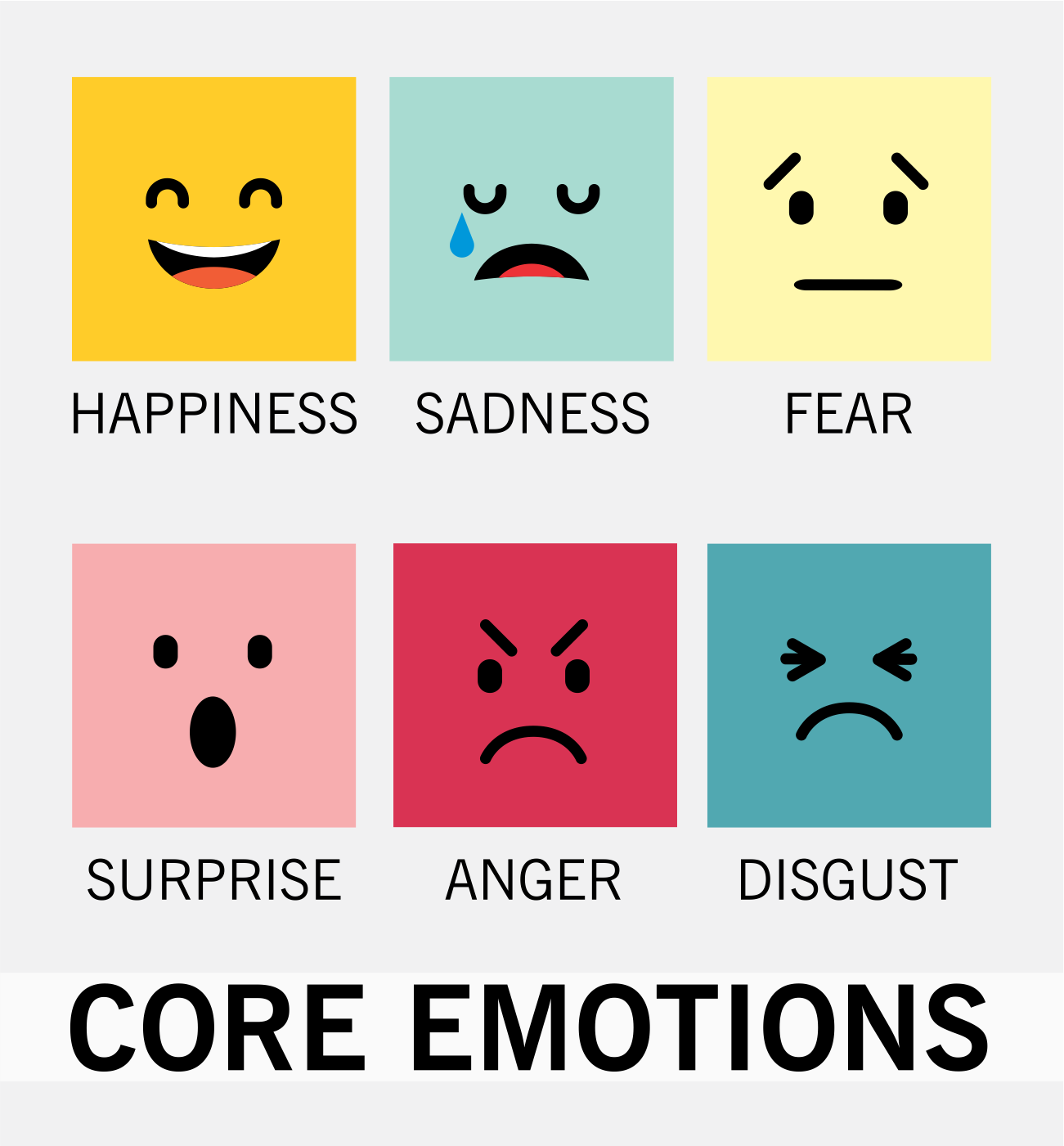overview of core emotions